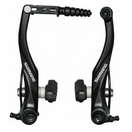 Тормоз v-br Shimano Alivio, T4000, передний, колодки S65T черный 