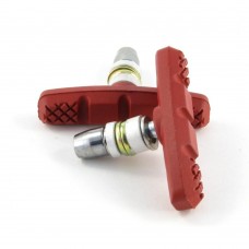Тормозные колодки,согласно стандарта EN14766/SGS/REACH, пара, красные, инд.уп. Vinca Sport 