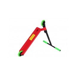 Трюковой самокат ATEOX JUMP (2022), красный/зеленый (2022)