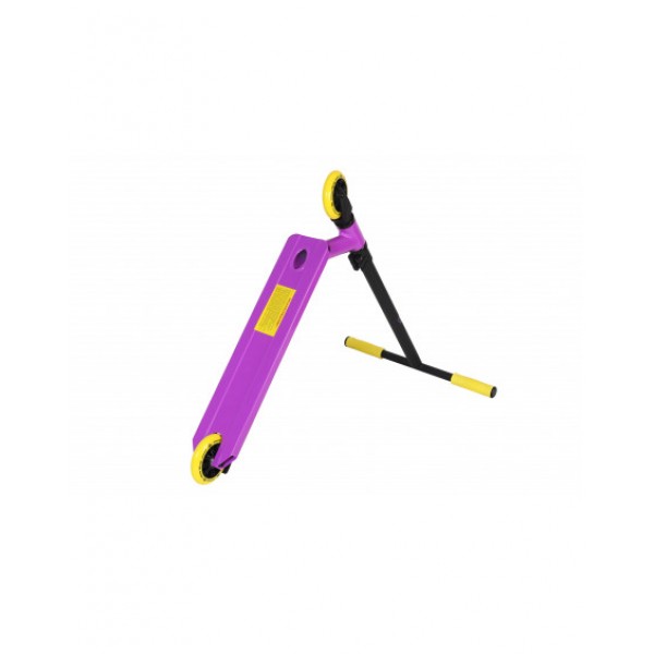 Трюковой самокат ATEOX jump, фиолетовый желтый