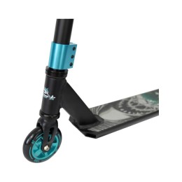 Трюковой самокат ATEOX SHARK, Черный-Бирюза