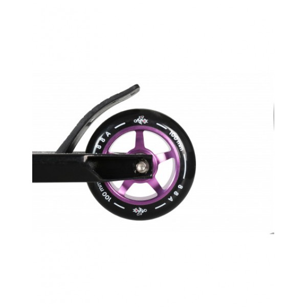 Трюковой самокат ATEOX SHARK, Черный/фиолетовый