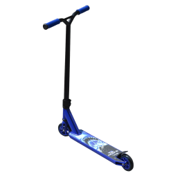 Трюковой самокат ATEOX SHARK, синий