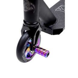 Трюковой самокат HAEVNER KLINGER 2023, черный матовый/неохром