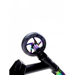 Трюковой самокат HAEVNER KLINGER, черный матовый/неохром