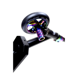 Трюковой самокат HAEVNER KLINGER 2024, черный матовый/неохром