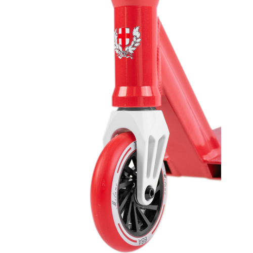 Трюковой самокат HAEVNER MILANO красный/белый