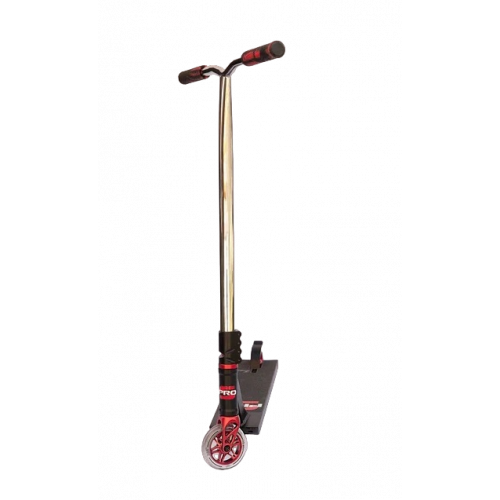 Трюковой самокат HAEVNER S-PRO, черный/красный/хром
