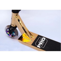 Трюковой самокат HAEVNER S-PRO, золотой хром