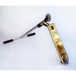 Трюковой самокат HAEVNER S-PRO, золотой хром