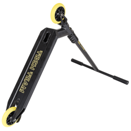 Трюковой самокат Tech Team Duker 303 (2022), черно-желтый