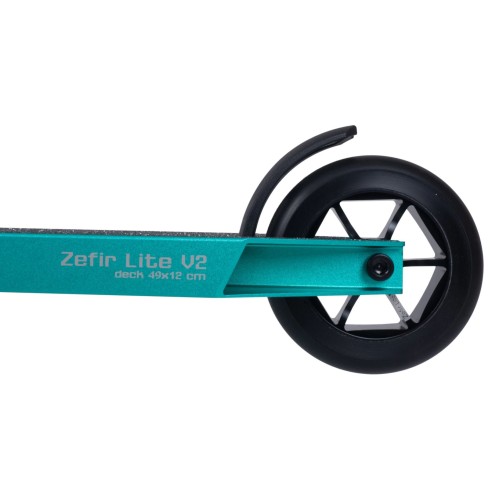 Трюковой самокат Tech Team Zefir Lite V2 49, gray-celadon (серый-бирюзовый)