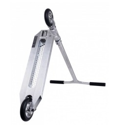 Трюковой самокат Tech Team Zefir Lite V2 49 (полированный/raw brushed)