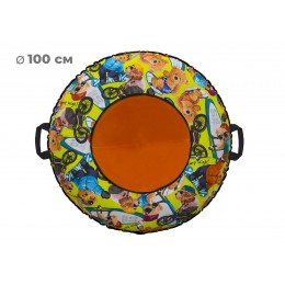 Тюбинг-ватрушка 100 см Тяни-Толкай BEAR (оксфорд)