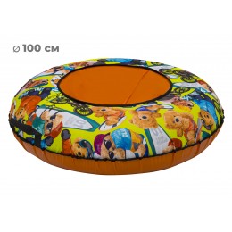 Тюбинг-ватрушка 100 см Тяни-Толкай BEAR (оксфорд)