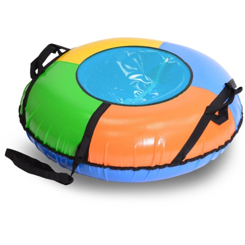 Тюбинг-ватрушка 107 см Тяни-Толкай БЕЗ ПРИНТА (тент потемнел - УЦЕНКА)