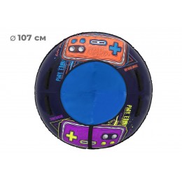 Тюбинг-ватрушка 107 см Тяни-Толкай PLAY (тент)