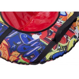 Тюбинг-ватрушка 107 см ТяниТолкай GRAFFITI (оксфорд/кабат)