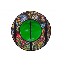 Тюбинг-ватрушка 107 см ТяниТолкай XMAS (оксфорд)