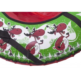 Тюбинг-ватрушка 83 см ТяниТолкай ВЕСЁЛЫЙ ОЛЕНЬ (тент)