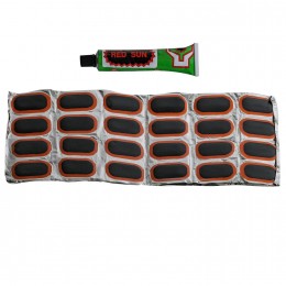 Велоаптечка RED SUN RS4802 (клей + 48 прямоугольных заплаток), инд. уп., рус. дизайн