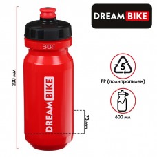 Велофляга Dream Bike 600 мл, красная