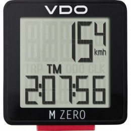 Велокомпьютер VDO M-ZERO WR 5 ф-ций, проводной, черный (Германия)