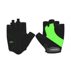 Велоперчатки CROSS-M Air Comfort, черно-зеленые, размер L