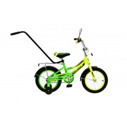 Велосипед 12" Black Aqua Lucky 12", с ручкой