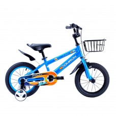 Велосипед 14" COMIRON Rocket A01-14DDB, голубой/оранжевый
