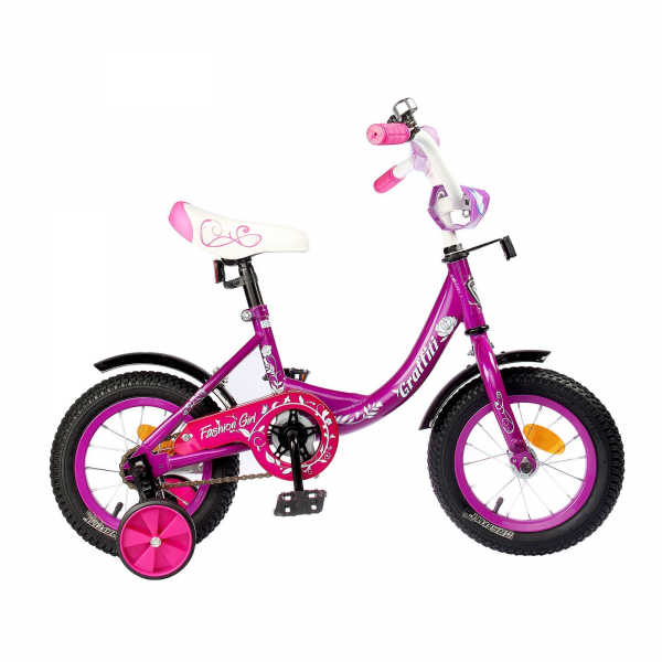 Велосипед 14" Graffiti Fashion Girl, фиолетовый