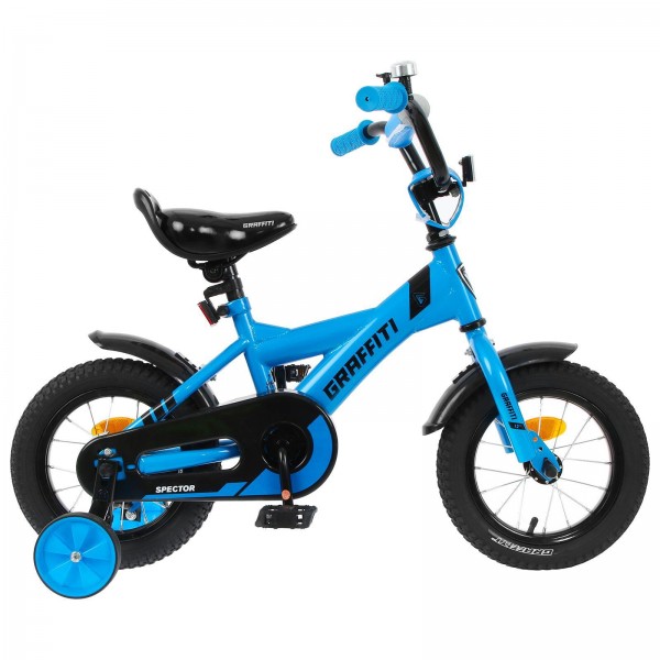 Велосипед 14" Graffiti Spector, неоновый синий 