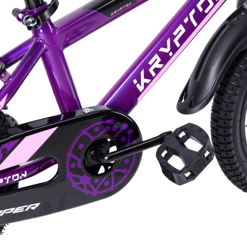 Велосипед 14" Krypton Super KS01CB14 фиолетово-розовый (2025)