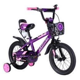Велосипед 14" Krypton Super KS01CB14 фиолетово-розовый (2025)