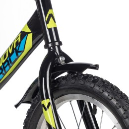 Велосипед 14" NOVATRACK TWIST черный (2025)