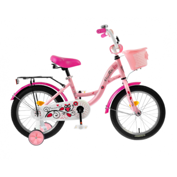 Велосипед 16" Graffiti Premium Girl RUS, цвет розовый