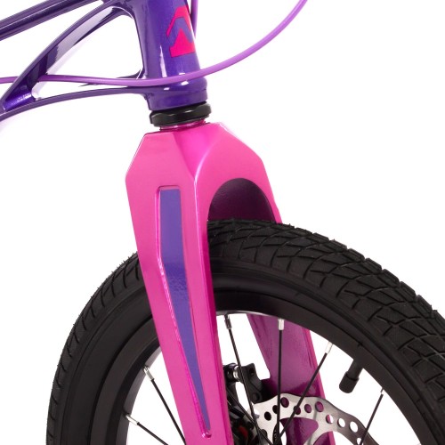 Велосипед 16" NOVATRACK Blast, (магнезиевая рама), фиолетово-розовый