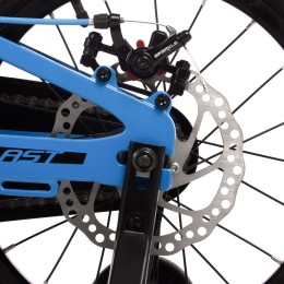 Велосипед 16" NOVATRACK Blast, (магнезиевая рама), синий