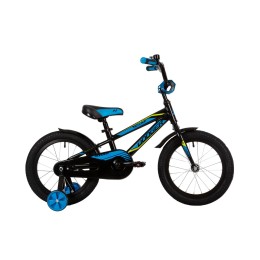 Велосипед 16" Novatrack Dodger, алюм., черный (2022)