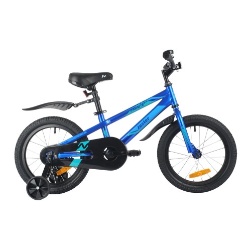 Велосипед 16" Novatrack JUSTER, синий (2023)