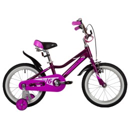 Велосипед 16" NOVATRACK NOVARA, алюм., фиолетовый (2022)