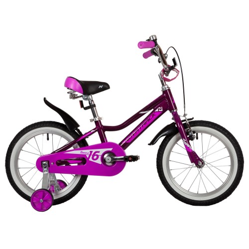 Велосипед 16" NOVATRACK NOVARA, алюм., фиолетовый (2022)