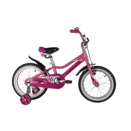 Велосипед 16" NOVATRACK NOVARA, алюм., розовый (2022)