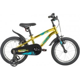 Велосипед 16" NOVATRACK PRIME, золотой металлик