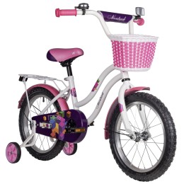 Велосипед 16" Novatrack TETRIS, белый (2025)