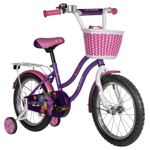 Велосипед 16" Novatrack TETRIS, фиолетовый