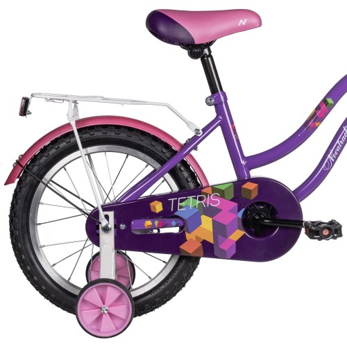 Велосипед 16" Novatrack TETRIS, фиолетовый