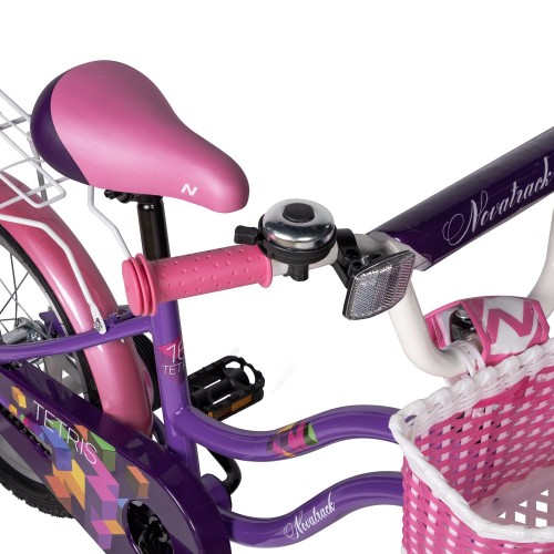 Велосипед 16" Novatrack TETRIS, фиолетовый