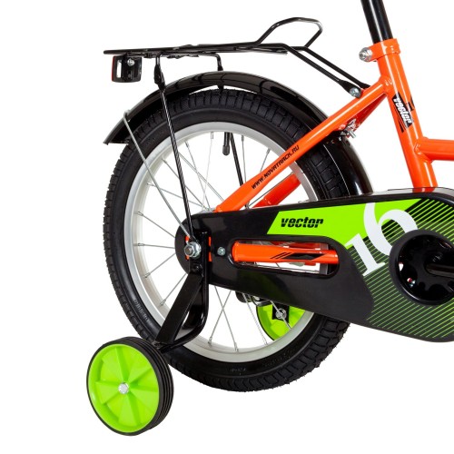 Велосипед 16" Novatrack VECTOR, оранжевый