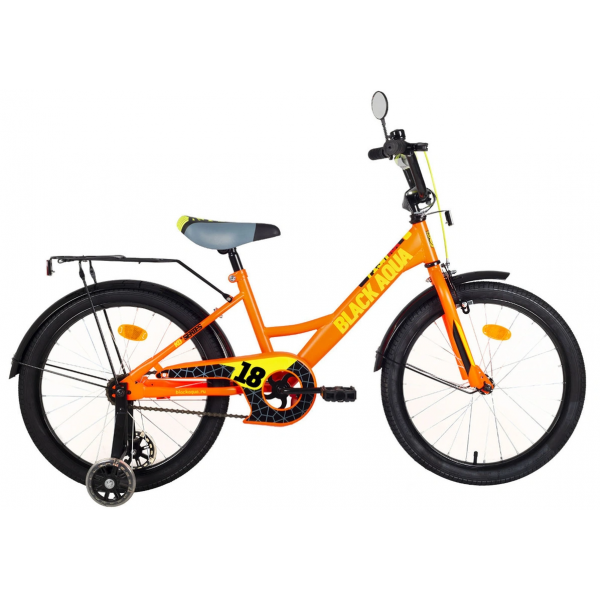 Велосипед 18" Black Aqua Fishka, оранжевый